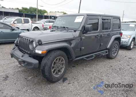 2021 Jeep Wrangler Unlimited Sport z USA, uszkodzony, nr VIN 1C4HJXDN5MW549839